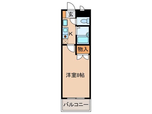 ウエストタウン福田の物件間取画像